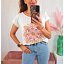 Camiseta Mandala Rosa